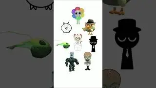 All universes👌#thebattlecat #dandysworld #chickengun #sprunki #pvz2 #feedingfrenzy2​ @gutiannn