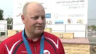 Interview (ENG) of Tore Brovold, Skeet Men Gold Medalist at the Al Ain 2013 ISSF World Cup
