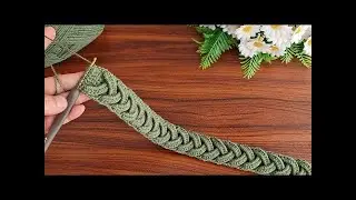 😇 Amazing  Crochet gorgeous hairband  Belt, bag handle |Crochet design| crochet ideas