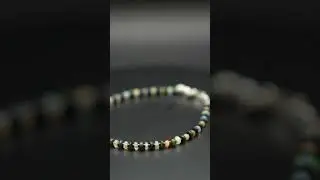 Bracciale Opale Etiope e Nero Etiope 3&frac12;&ndash;4 mm