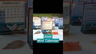 🕊️ 2026 Mini Calendar 🕊️ #mosaic #miniart #calendar #2026 #artomat #vendingmachine
