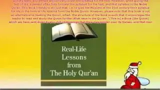 Free Islamic Books : Real Life Lessons from The Holy Quran (