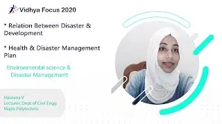 Relation Between Disaster & Development, Health & Disaster Management Plan(Module 4, Part 48)