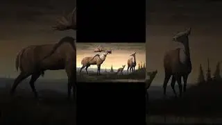 Irish Elk and Woolly Mammoth