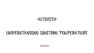 understanding ignition temperature