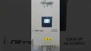 Inverex Nitrox 12kw 3phase #nitrox #electrician #solar #solarsystems #solarenergy