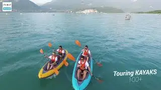 X100+ INFLATABLE HIGH-PRESSURE DROPSTITCH FLOOR 1-2 PERSON AND 2-3 PERSON TOURING KAYAK