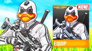the NEW SWAN SONG DUCK skin in WARZONE is AMAZING!