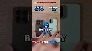 😳🔋 Тест батареи Xiaomi 15T Pro против OnePlus 15R! 🪫