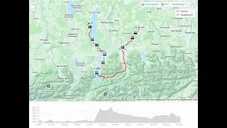 Cycling Tutzing - Kochelsee -Walchensee - Lenggries -Holzkirchen (111km) Germany