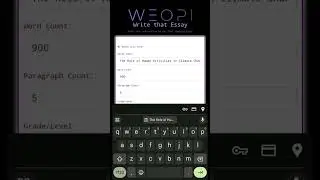Let the Essay Maker from Weopi Do the Work for You.✍️✨ #Weopi.com #EssayMaker #aitool #aisearch