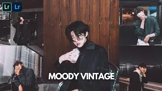 Moody Vintage Preset - Lightroom Mobile Aesthetic Vintage Preset Free Xmp Dng | Vintage Aesthetic
