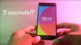 Как включить BLU R1 HD менее чем за 5 секунд