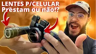 COMPREI As LENTES Para CELULAR Mais BARATAS Do AliExpress E Shopee