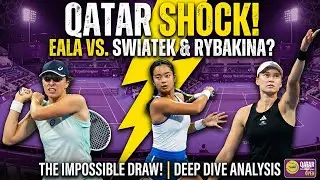 QATAR IN DISBELIEF! Alexandra Eala Takes on Iga Swiatek & Elena Rybakina at the Qatar Open!