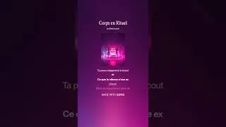Corps en Rituel