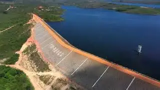 Barragem Engeheiro Luis Vieira em Rio de Contas - BA ap&oacute;s reformar