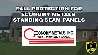 Economy Metals Standing Seam Roof Safety | Best Non-Penetrating Fall Protection Systems