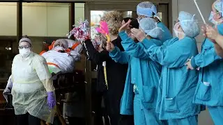 A New Jersey hospital celebrates patient release