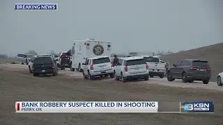 Wellington bank robbery suspect killed in Oklahoma after police chase