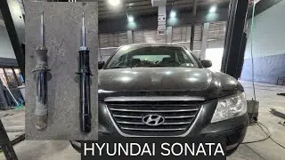 замена переднего амортизатора ... Hyundai Sonata 2006-2010 #подвеска #ходовая
