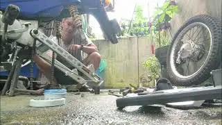 palitan ntin  ng swingarm ang xrm110 #