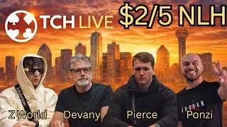 LIVE POKER | $2/$5 No-Limit Hold'em Cash Game | TCH Dallas