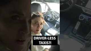 TEST DRIVE a driver-less car 😳🚕 🤯 #driverlesscar #selfdrivingcar #waymo