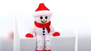 Christmas Gift 3D printed Toys Snowman Pendant Christmas Decoration Living Room Children's Small Gif