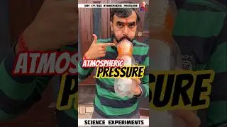 children's science experiment | atmospheric pressure #physics #experiment