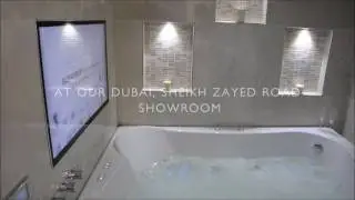 New luxury bathroom collections at the BAGNODESIGN showroom in Dubai