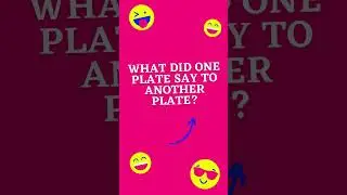 What did one plate say to another plate? #jokes #funny #funnyjokes