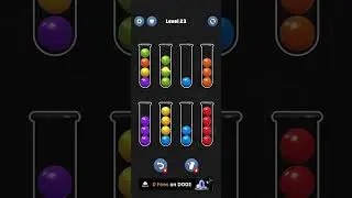 Ball Sort Puzzle Level 023 🧩 #ballsortpuzzle