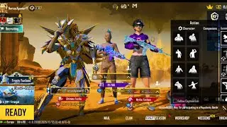 PUBGM//BGMI TROLL EMOJI FIGHT 😇 RICH IN RANDOM LOBBY 🙄 #mobilegame #emoji 