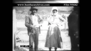 Ukrainian village in the 1920's.  Archive film 95682