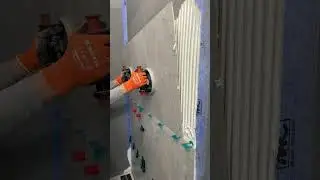 4&times;8 Creamys Tile Installation #shorts #construction #shortvideo