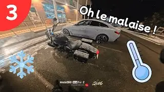 Je ramène ma nouvelle moto ! (sous la neige...)