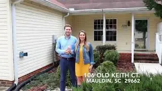 106 Old Keith Ct. Mauldin, SC 29662