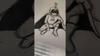 Drawing this character for the 10000th time #art #drawing #artwork #cartoon #superhero #shorts #fyp