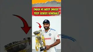 IND vs WI Test Series Schedule 2025 | #shorts #ytshorts #sportylkr