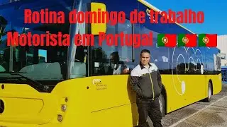 Rotina de motorista de ônibus em Portugal 🇵🇹🇵🇹🇵🇹