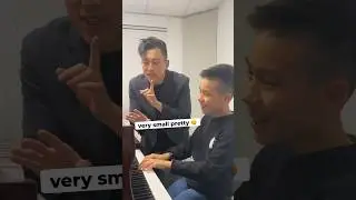 Helped him improve phrasing + future love life 🤣😜 #classicalmusic #pianolesson #pianoteacher