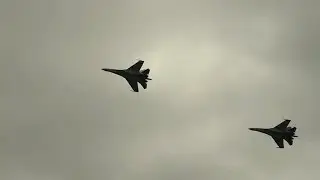 Two Supersonic Fighter Jet Stock Video
