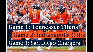 2025 Denver Broncos Highlights (Games 1-3)