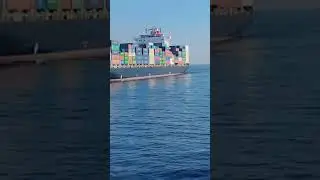 Seaspain Osaka container ship at Karachi Port enter #shahabkhanofficial