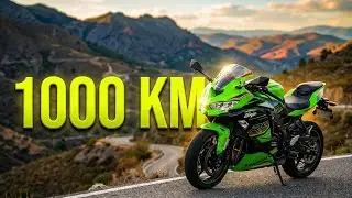 Kawasaki ZX4RR/ Aventura PROMESA de 1000 KILÓMETROS en un día #kawasakizx4rr #zx4rr #motovlog