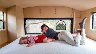 K.I.S.S King Size Bed in a School Bus Conversion Ep 38