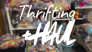 Thrifting vlog and haul! Mlp, build a bear, unboxing and more!