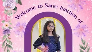 Anvita Saree Ceremony