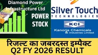 Diamond Power Infrastructure/Silver Touch Technologies /Kanoria Chemicalsरिजल्ट का जबरदस्त इम्पैक्ट